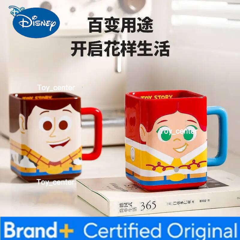 Disney Buzz Lightyear Household Kids Drinking Coffee Ceramic Mug Children's Day Gift H260205