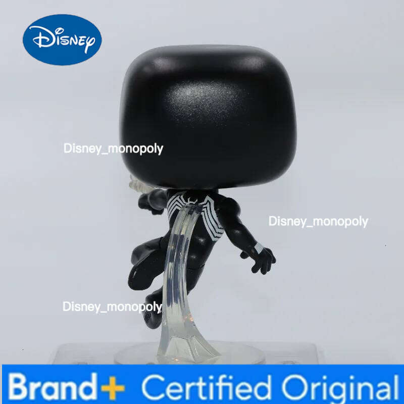 Disney Funko Pop Original Marvel Symbiote Suit Spider Man Action Anime #1444 Vinyl Figure Model Q Version Doll Toy Gift for Kids H260205