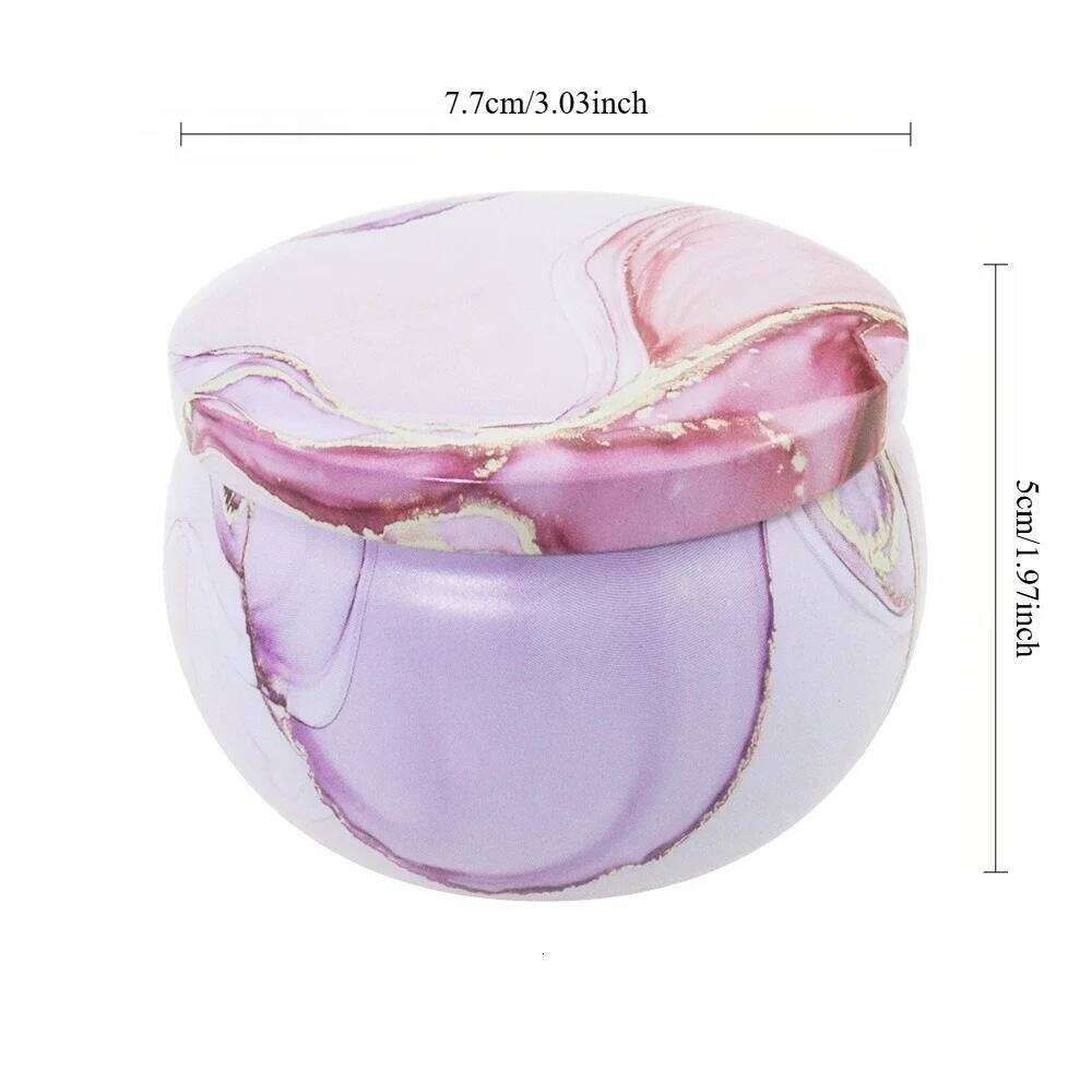 4.4oz Exotic Totem Tea, Candy Aromatherapy Candle Jar, Made of Tinplate, Mini Jar H260205