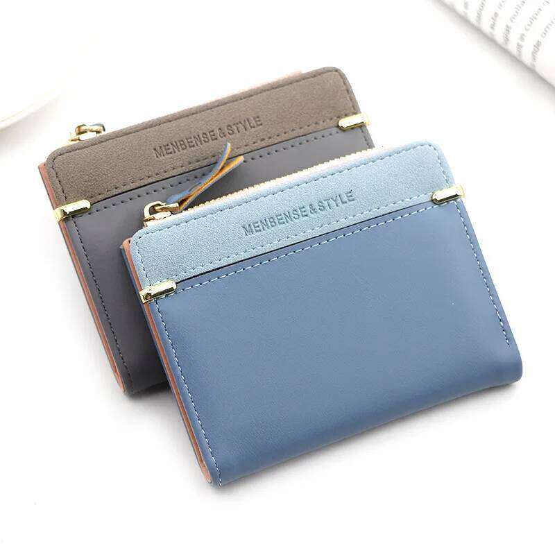Women's Short Pink Coin Purse Fashion Wallets Woman Card Holder Small Ladies Wallet Female Hasp Mini Clutch for Girl Z260205