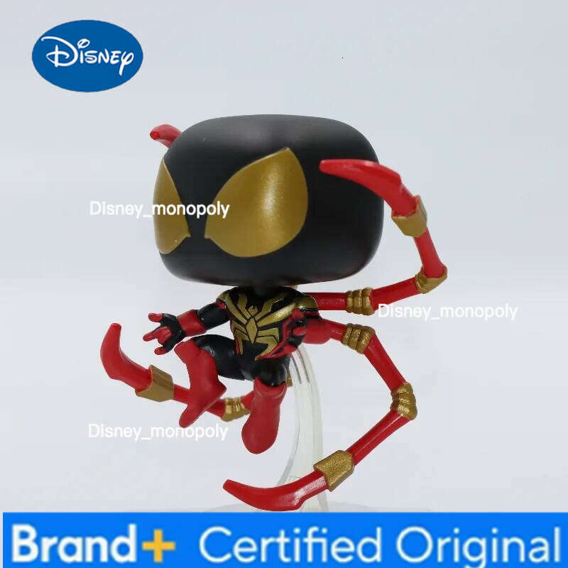 Disney Funko Pop Original Marvel Miles Morales Iron Spider #1448 Action Figure Model Figureine Toys Gifts for Kids Collect Deskt Doll H260205