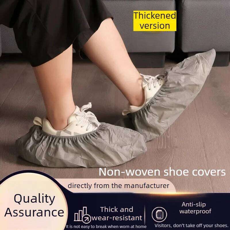 Disposable Thickened Non-Woven Shoe Covers Cartoon Printed Anti-Slip Breathable | Indoor Home Wear-Resistant. S260204