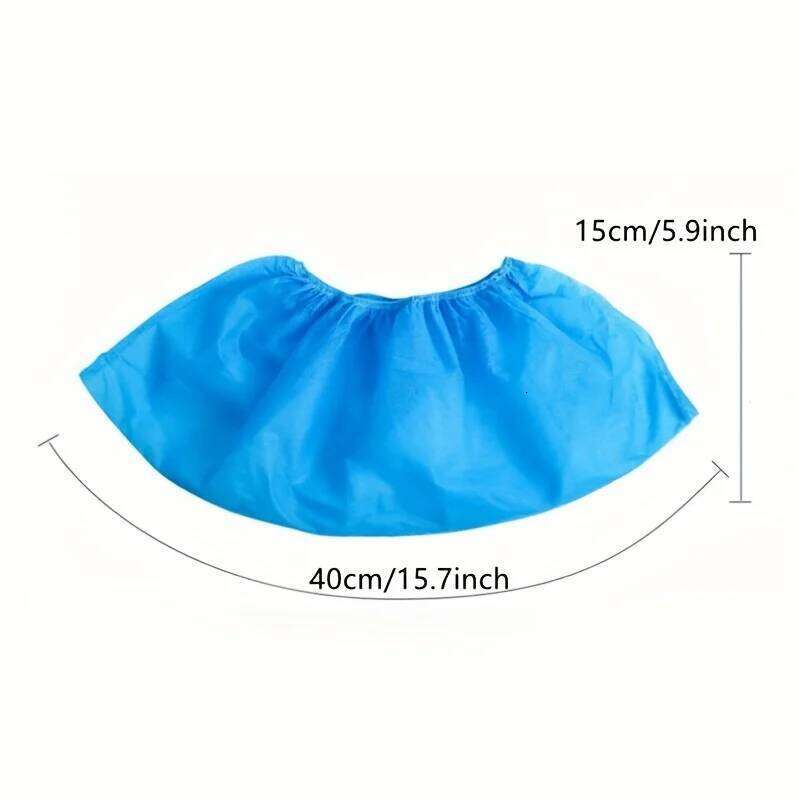 100pcs Disposable Shoe Dustproof Non-slip Dhoe Children Students Adult Non-woven Household Foot Cover S260204