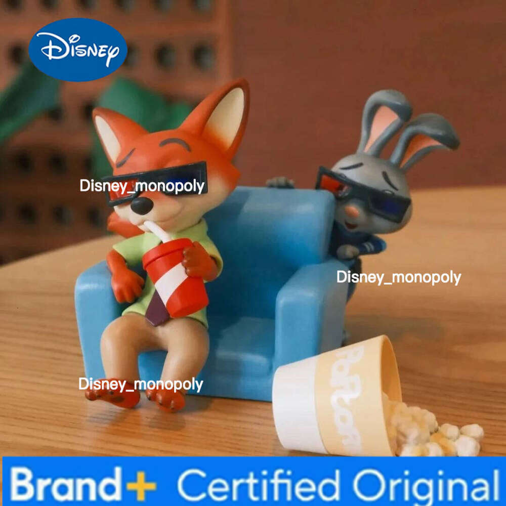 Disney 52TOYS Zootopia Best Partner Blind Box Officially Licensed Judy & Nick Figures Hidden Style Trendy Toys Collection Gifts H260205