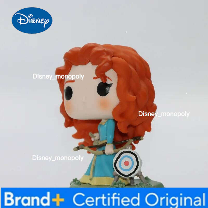 Disney Original Funko Pop Princess Brave Merida Anime Action Figure Vinyl Figurine Model Toy Gift Collectible Desk Decor H260205