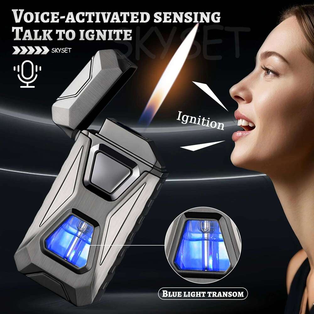 Metal Windproof Cigar Lighter Jet Torch Gas Two Types Flames Unusual Lighters Smoking Accessory Butane Gadgets for Men S260207