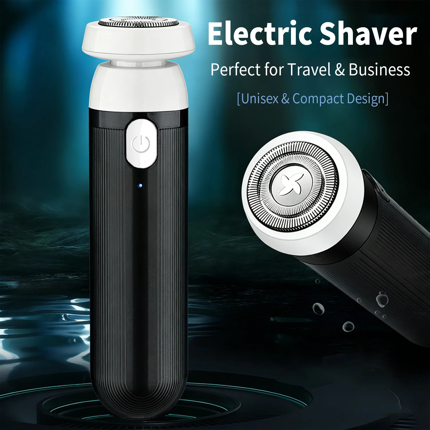 Low Frequency High Speed Mini Electric Shaver Rechargeable Portable One Step Disassembly and Easy Cleaning Fast Shaving Tool 260126