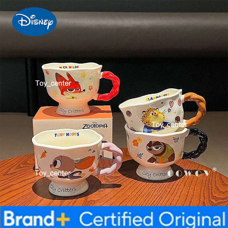 Disney Zootopia Nick Wilde Ceramic Mug Couple Water Home Drinking Cup New Year Birthday Valentine S Day Gift H260205