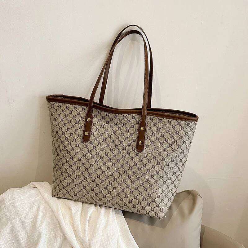 High End High-capacity For Women, New Trendy Tote Bag, Versatile Commuting Texture Portable Shoulder Bag Y260204