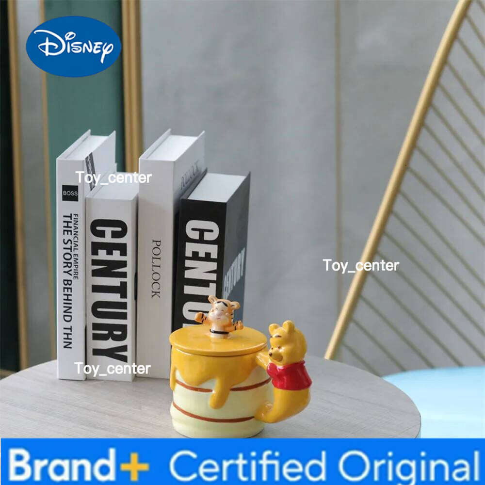 Disney Tigger Winnie the Pooh Lidded Creative Design Unique Shape Water Colorful Cartoon Style Mug for Home Office Cup H260205