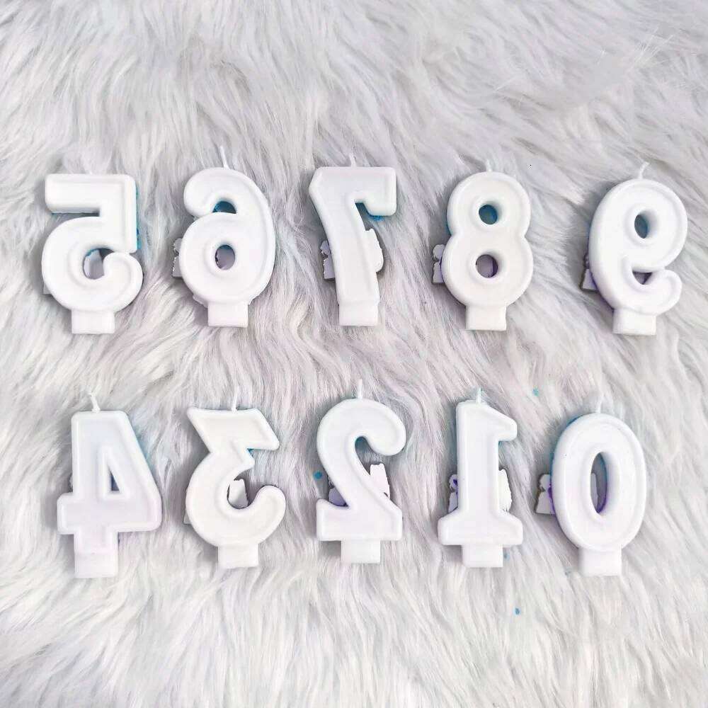 Kpop Demon Hunters Theme Candle 3D Number 0-9 Kids Birthday Cake Decoration Baby Shower Anime Party Accessories Supplies S260204
