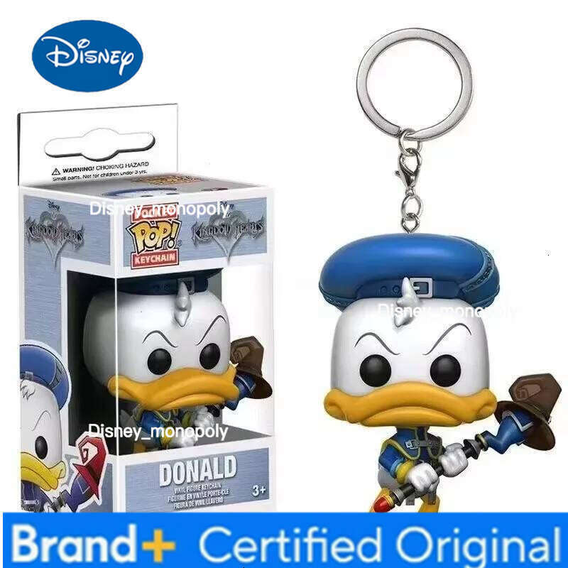 Disney 2026 FUNKO Pop Pocket Keychain Mouse Scrooge Mcduck Mickey Minnie Vinyl Figure Dolls Model Toys For Children Gift H260205