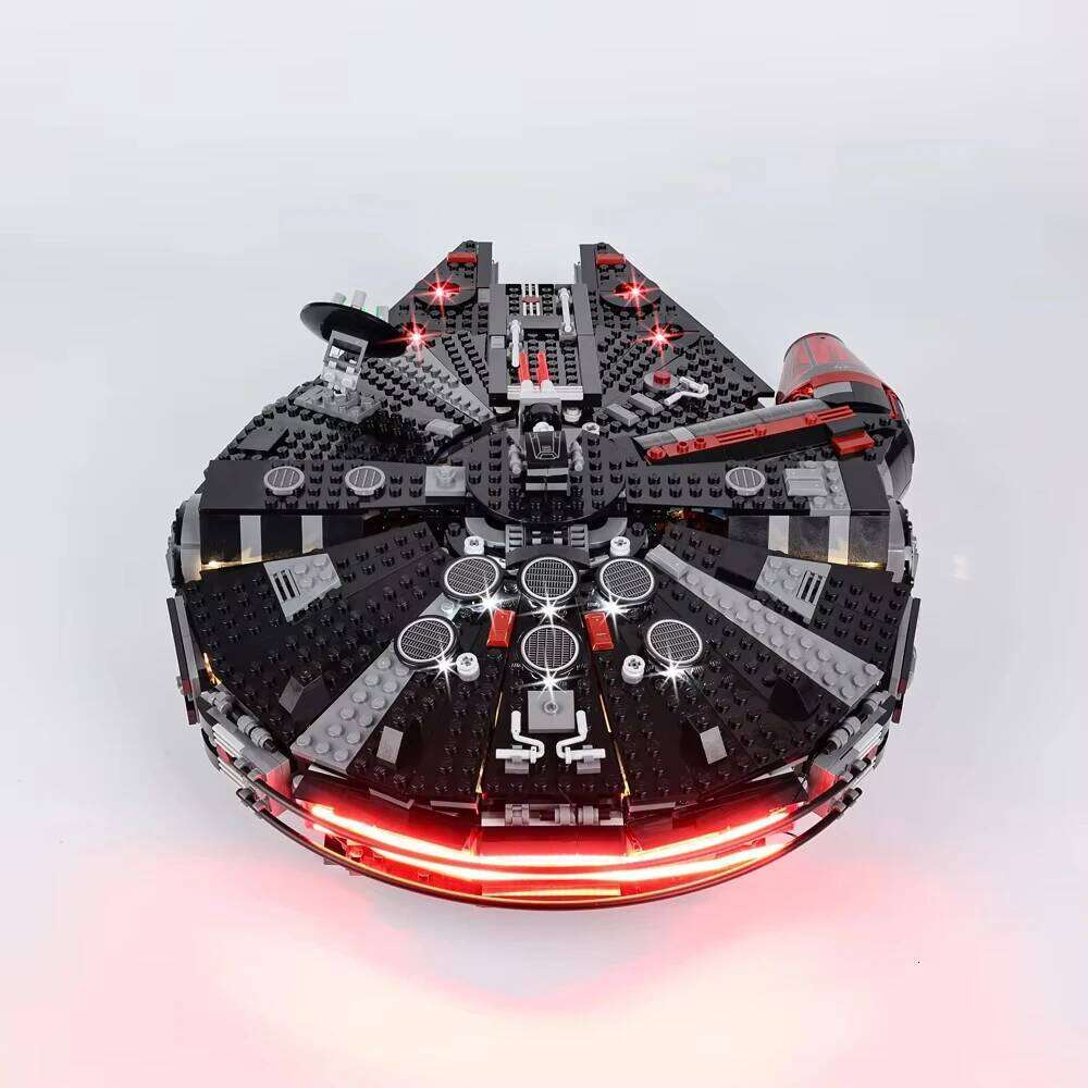 2026 New New Falcon Millennium Dark Spaceship Model Building Blocks Puzzle Assembly Battle Series Toys Adult Boy Birthday Gift 26Y0205