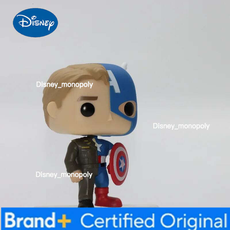 Disney Funko Pop Original MARVEL Steve Rogers Captain America Action Figures Toys for Boys Birthday Gift Collectible Model Decor H260205