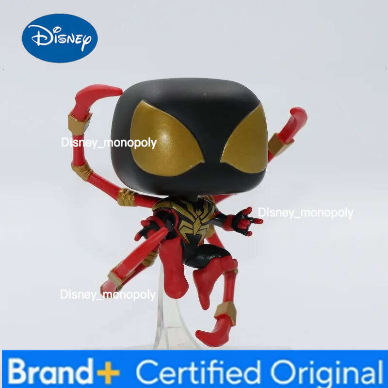 Disney Funko Pop Original Marvel Miles Morales Iron Spider #1448 Action Figure Model Figureine Toys Gifts for Kids Collect Deskt Doll H260205