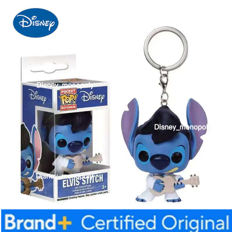 Disney toy Stitch baby set keychain pendant anime peripheral figurine collection Halloween Christmas gift H260205