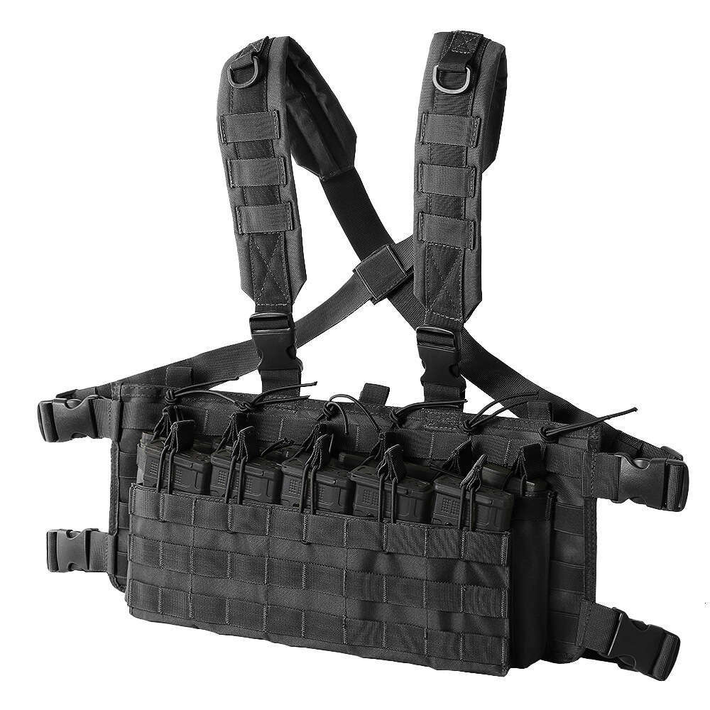 Realistic CS Field Lightweight Tactical Quick Release Belly Men's Multifunctional Magazine Pouch Vest Bulletproof Outdoor Camouflage Outdoor Equi