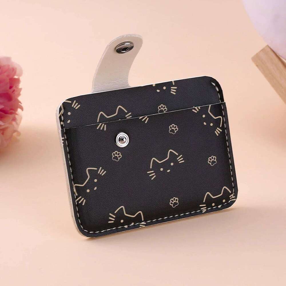 New Fashion Women Short cat Wallets Zipper Bags Top Quality Female Purse Coin Pocket Women's Card Clip Z260205