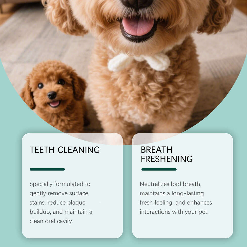 Kriath Cleaning Powder Gentle Formula Fresh Daily Dog Teeth Care Supplies S260203