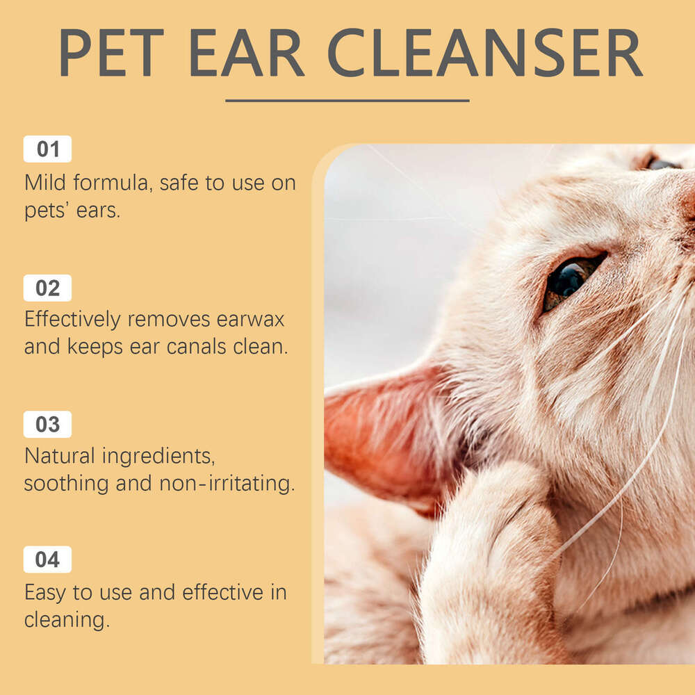 Yegbong Pet Cleaner Universal Ear Cleaning Solution for Cats and Dogs S260203