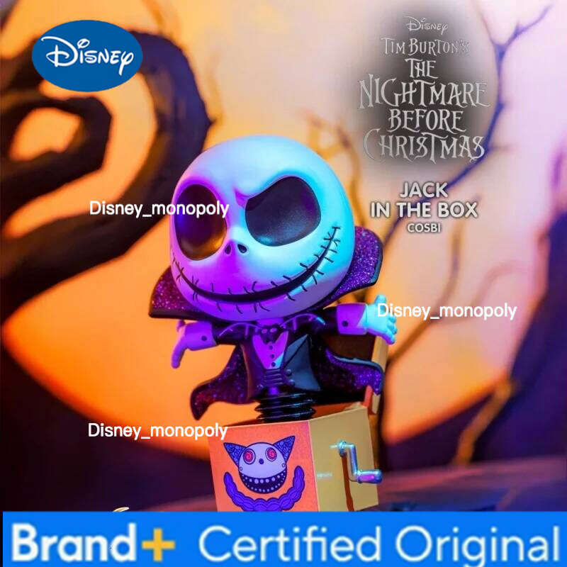 Disney IN STOCK Hot Toys Cosbi The Nightmare Before Christmas Blind Box Vol.3 Collection Anime Figure Mystery Toy Halloween Gift H260205