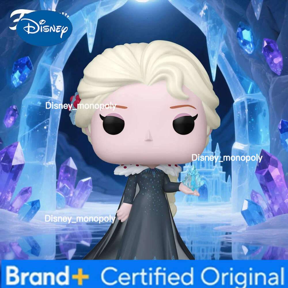 Disney Elsa Figures Winter Outfit #1617 Funko Pop! 4.2 inch Vinyl Figure Collectible Limited Edition Figurine Toy Gifts H260205