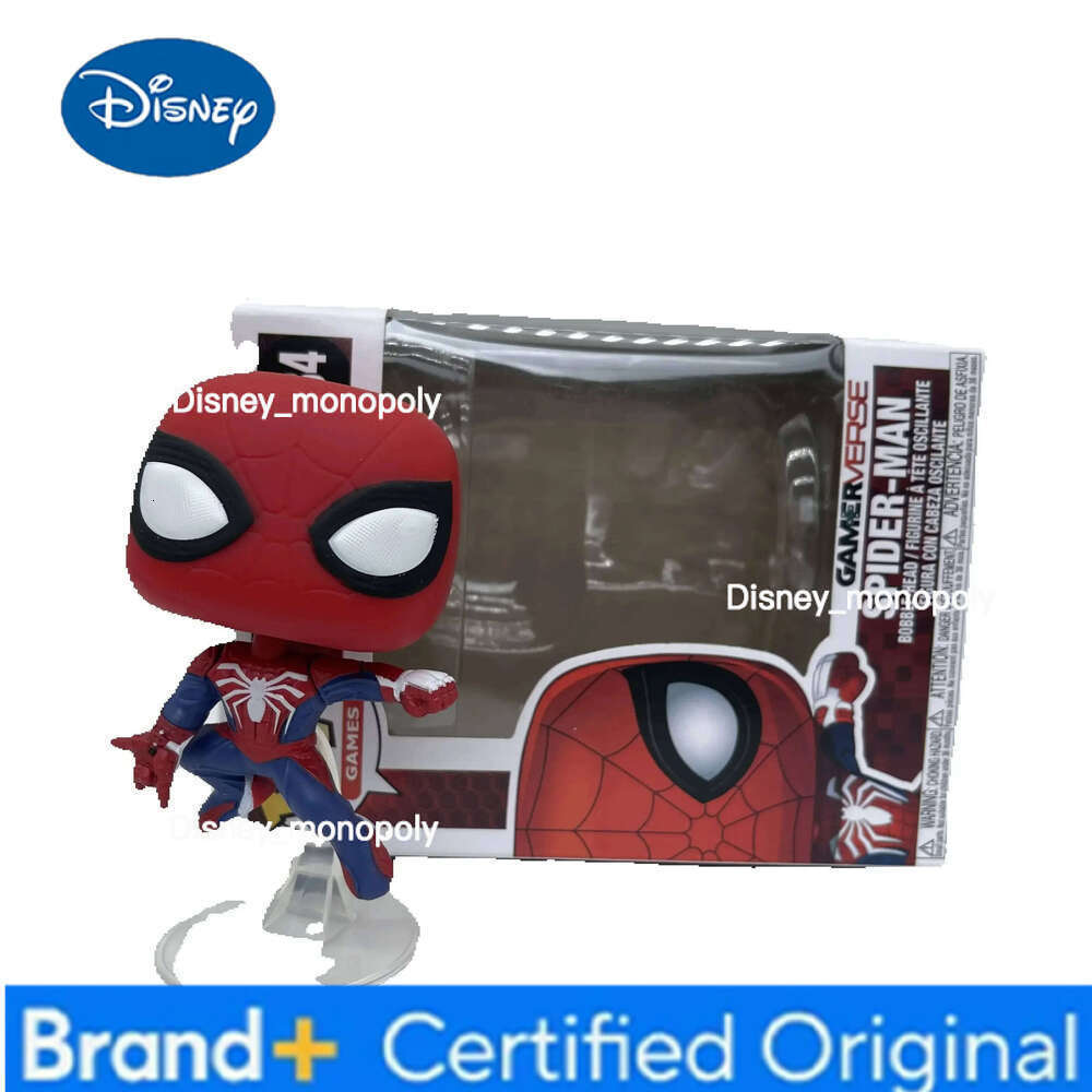 Disney NEW Popstyle Desktop Decoration Avengers Spiderman #334 Limited Collection PVC Action Figure for Kids Xmas Toys H2602051