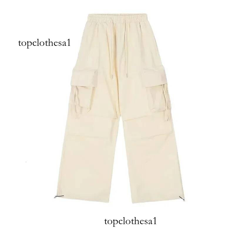 American Vintage High-Waisted Straight-Leg Wide-Leg Pants Casual Loose-Fit Design Sensibility For Women Summer 2024