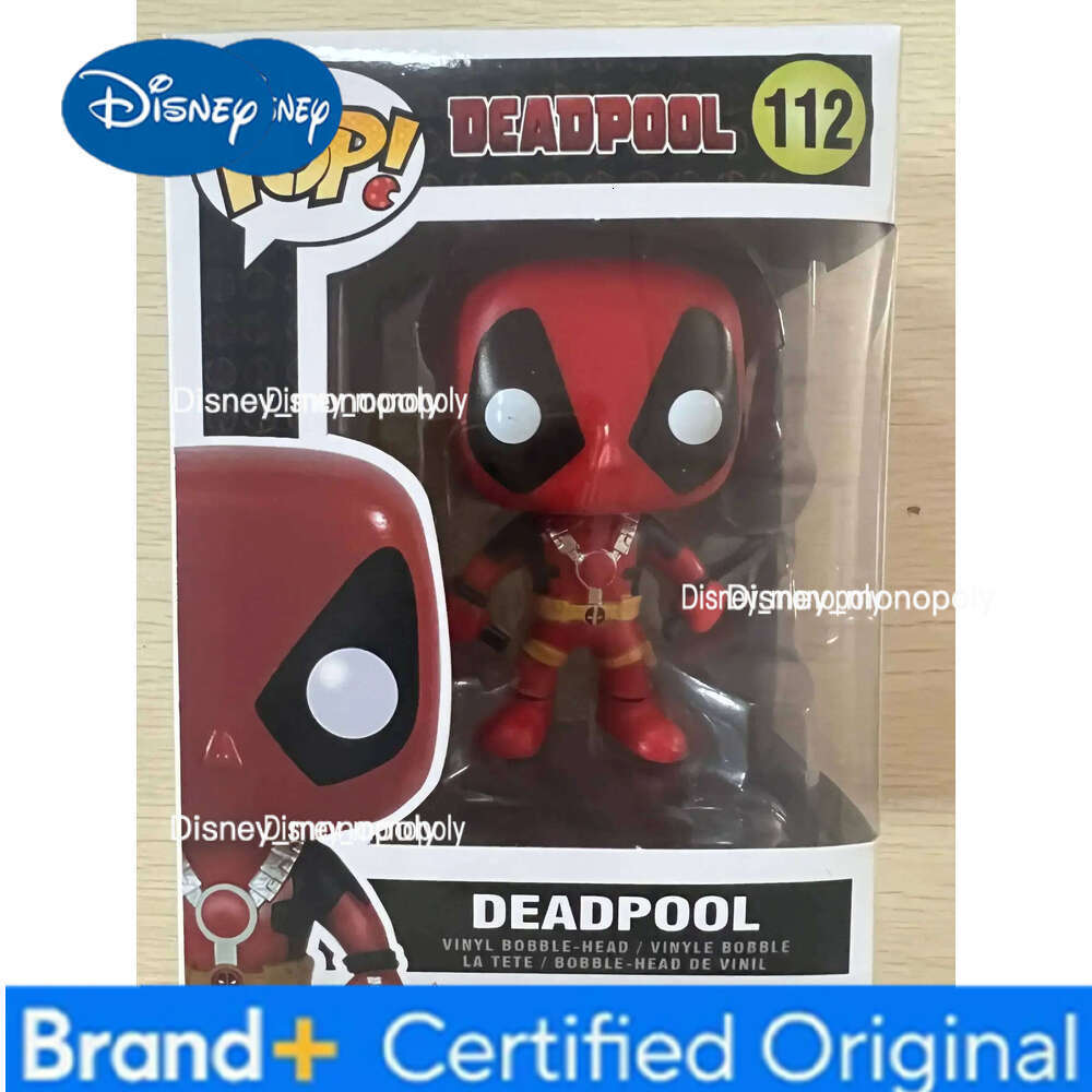Disney & Wolverine Pop Anime Cute Decoration Ornaments Action Figure Deadpool Figurine Toys Christmas Gifts H260205