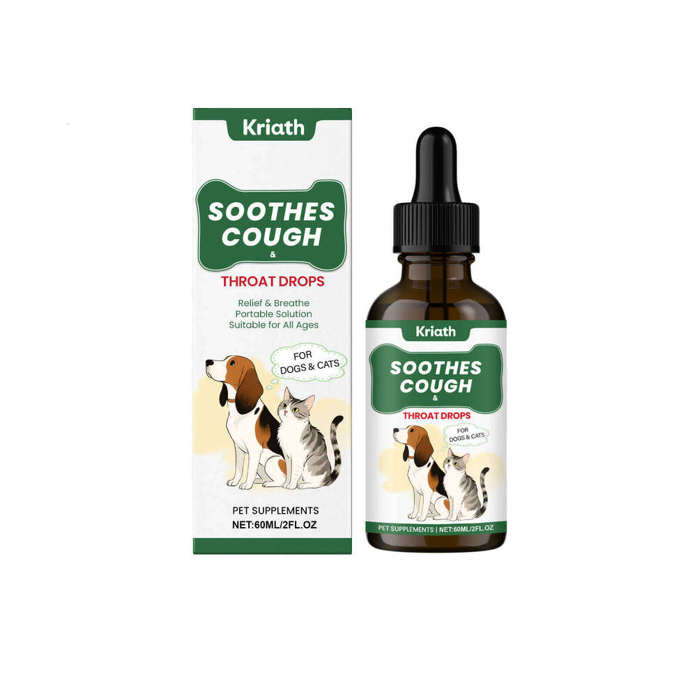 Kriath Pet Soothing Nutritional Solution Gentle Herbal Throat Support Comfort Nourishing Care Supplement S260203