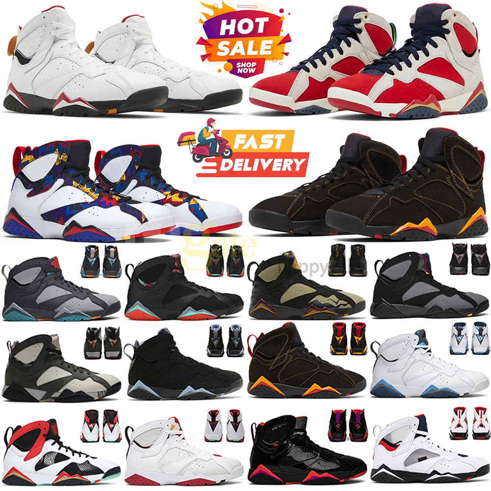 2026 man 7 Men Basketball Shoes Chambray 7s white Infrared Flint Cardinal Citrus Afrobeats Pantone Bordeaux Patta Hare Sapphire Sneakers Trainers