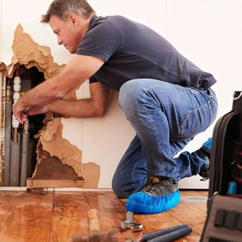 Wholesale Disposable Covers Plastic Waterproof Anti-slip Booties Home Travel Hotel Non-woven Shoe Cover Supplies S260204 735