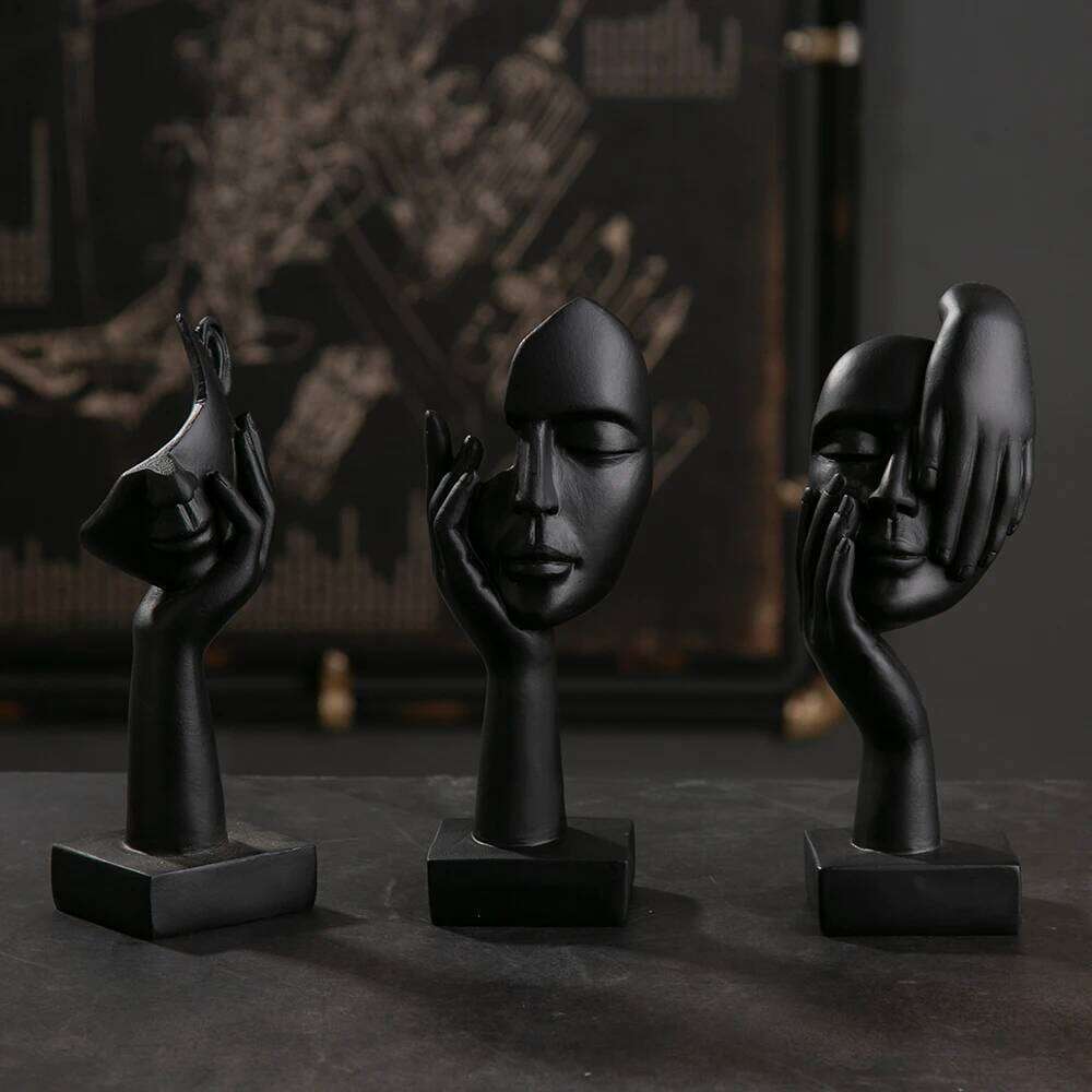 European crafts ornaments simple abstract figure office living room sculpture art decorations S260204