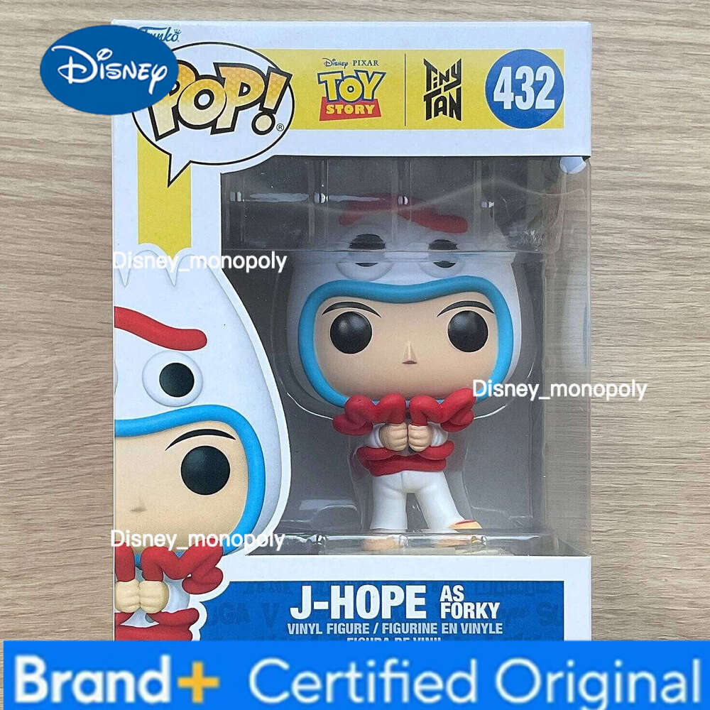 Disney Story And BTS Funko Pop Vinyl Figure RM as Woody Jin Alien Suga Hamm Collectible Limited Edition Model Toy Gift H260205