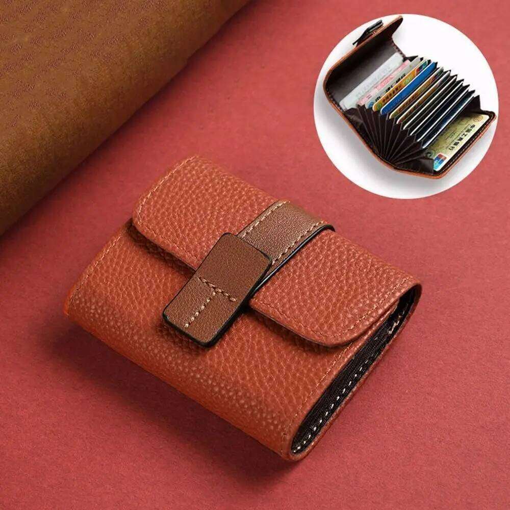 Multi-card Slot Credit Bag PU Leather Small Wallet Coin Purse Card Holder Wallets Z260205