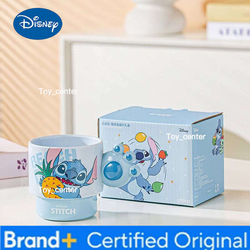 Disney Stitch Mug Office Coffee Stackable Ceramics Mugs High Value Couple Cups Student Hot Water Cup Festival Gift H2602051