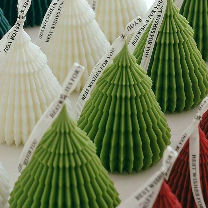 Cute Tree Shaped Aromatherapy Party Fragrance Decoration Diy Candle Creative Christmas Birthday Gift S260204