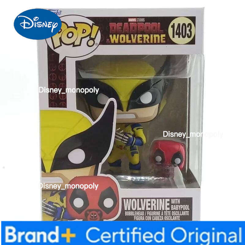Disney Funko Pop Marvel Deadpool And Wolverine Action Doll Model 1403 Vinyl Sculpture Dolls Limited Edition Decoration Collect Gift H260205