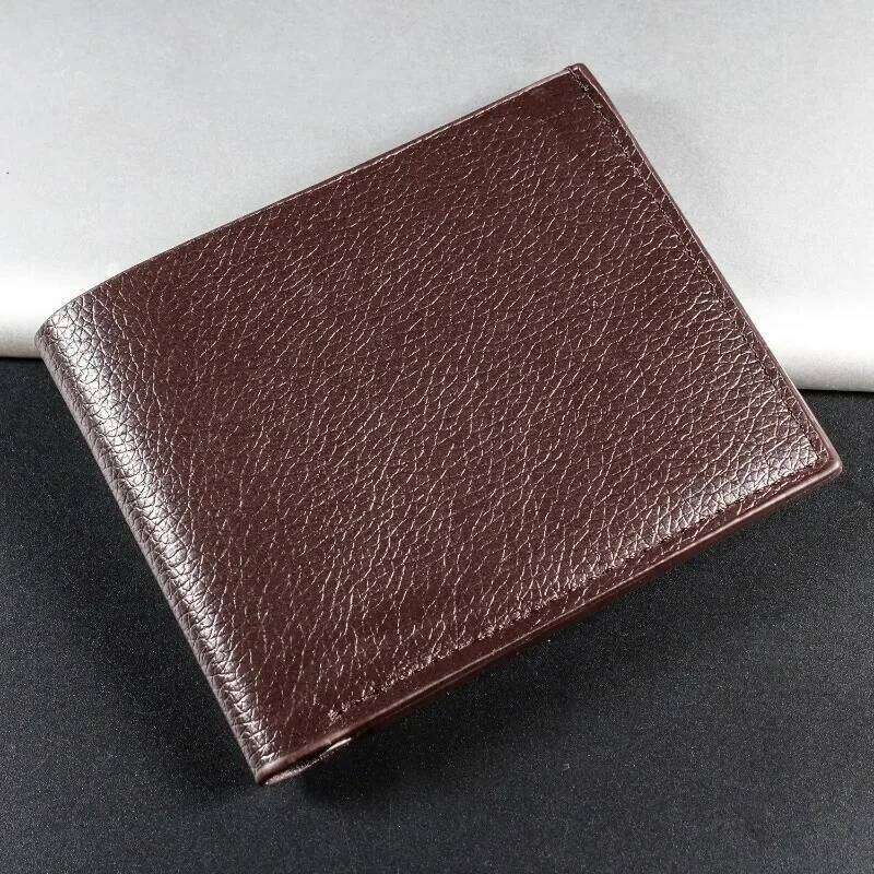 Men's Wallet PU Leather Premium Wallets Fashion Solid Color Coin Multi-Card Purses Money Bag Short Black Walet Cartera Hombre Z260205