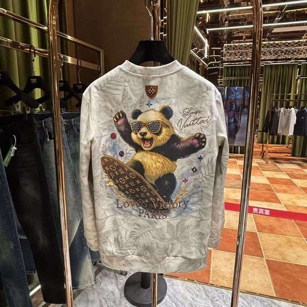 Light Luxury Trendy Lazy Round Neck Sweatshirt Autumn Winter Hot Fashion High-End Old Money Style Long Sleeve T-Shirt For Outerwear