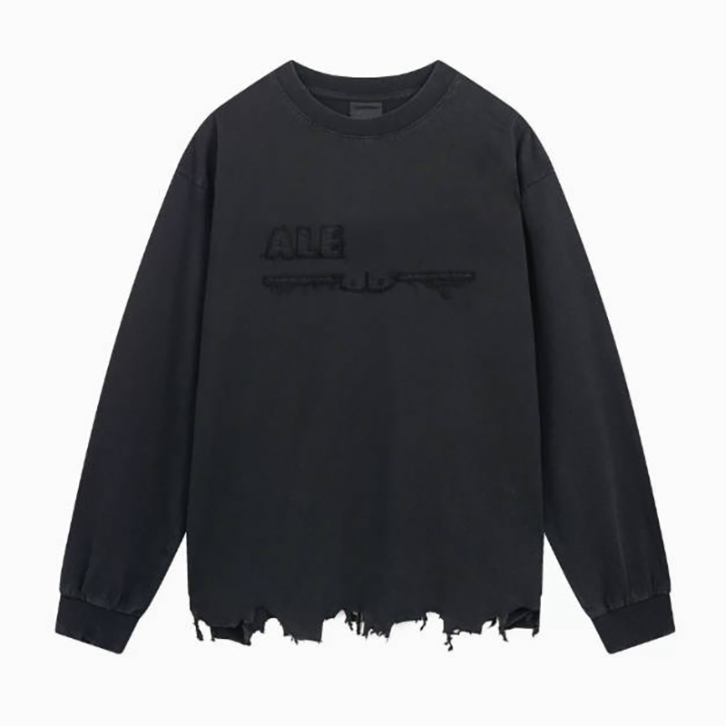 26ss Designer Mens Loose Sweatshirts Men's & Women Letter Printed Fashion Long Sleeve Tops High Street Styles Breathable Size XS-L