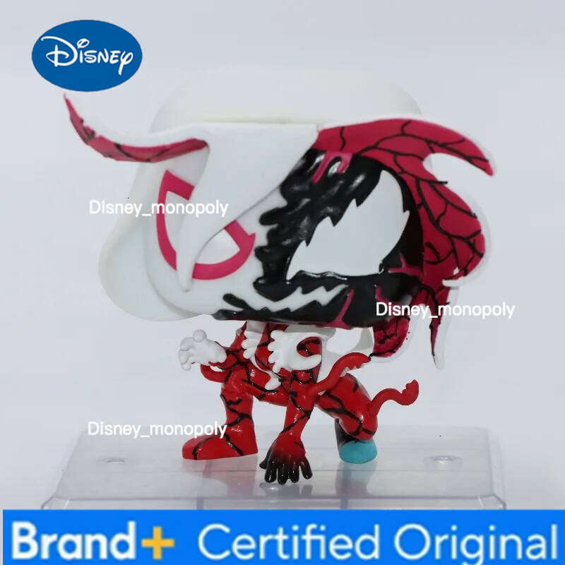 Disney Funko Pop Original Marvel CARNAGE GHOST SPIDER Action Figure Doll Toys Gift for Boys Kids Grils Collectible Desktop Model Decor H260205