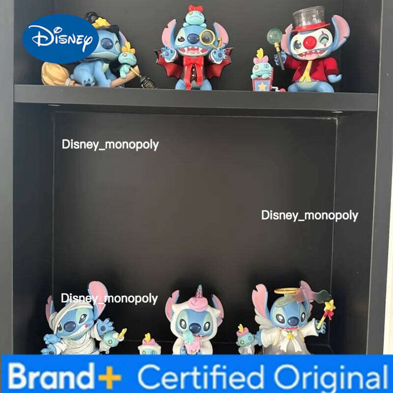 Disney Original Genuine Stitch Weird 1.0 Wacky Diary 2.0 Blind Box Collectible Anime Desktop Decor Toys Birthday Gifts H260205