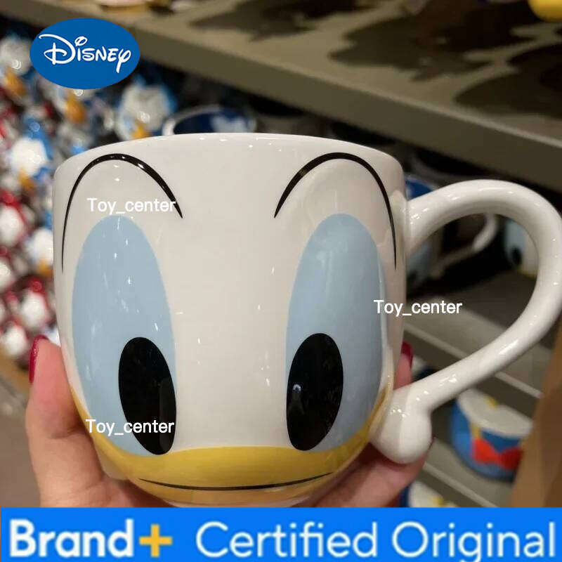 Disney Donald Duck And Friends Mickey Mouse Cartoon Creative Ceramic Mug Coffee Milk Cups Drinkware Water Cup Gift H260205