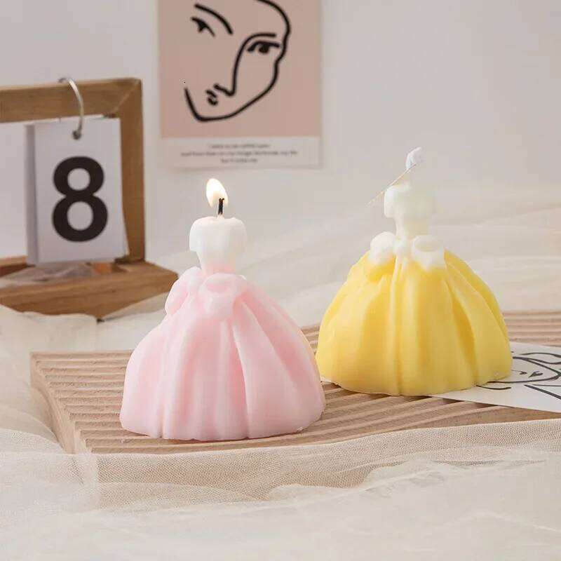 Elegant Luxury Romantic Wedding Scented Candles - Handmade Long-lasting Fragrance Table Centerpiece Decor Prop Ambience Ornament S260204