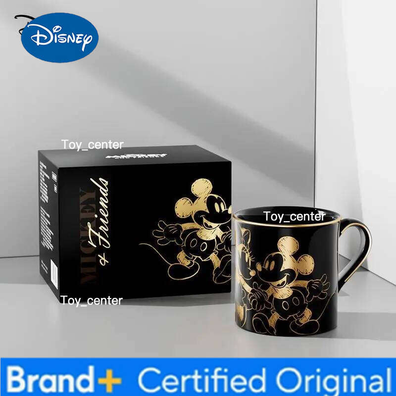 Disney Mickey Minnie ceramic creative couple water office tea coffee children milk cup Valentine's Day gift H260205