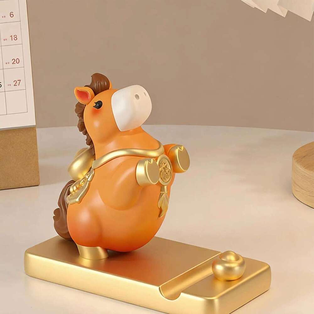 Year Of The Horse Figurines Lucky Charms Office Desk Decorations Annual Meeting Giveaways Phone Stands