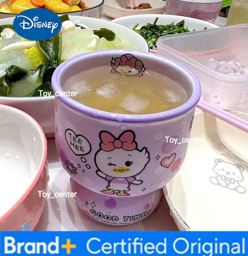 Disney Cute Cartoon Mickey Ceramic Coffee Mug - Creative Fashion Water Cup for Children Home Office Use Anime Periphery Toy Gift H260205