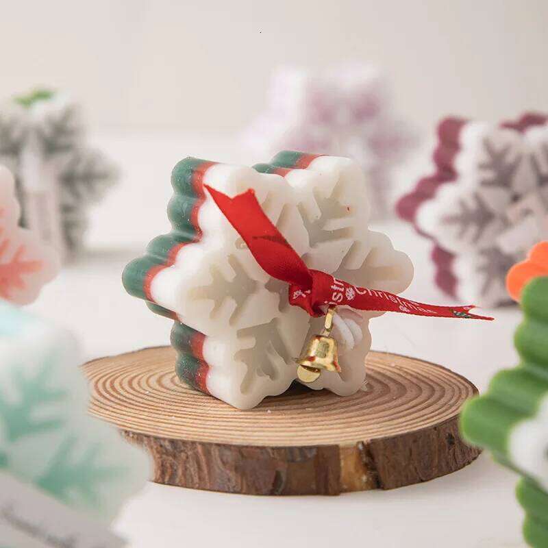 Christmas Snowflake Aromatherapy Candle Accessories Hand-Made Romantic Atmosphere Creative Home Decorations With Gifts Ornaments S260204 ad6