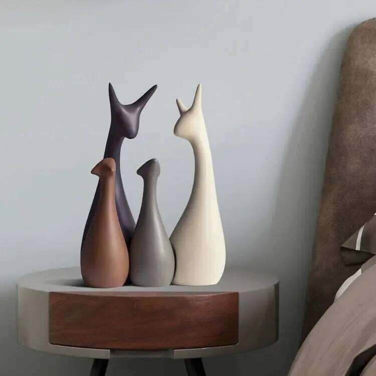 Nordic Modern Minimalist Home Ceramic Crafts Living Room Wine Cabinet Decoration Wedding Children Birthday Gift S260204